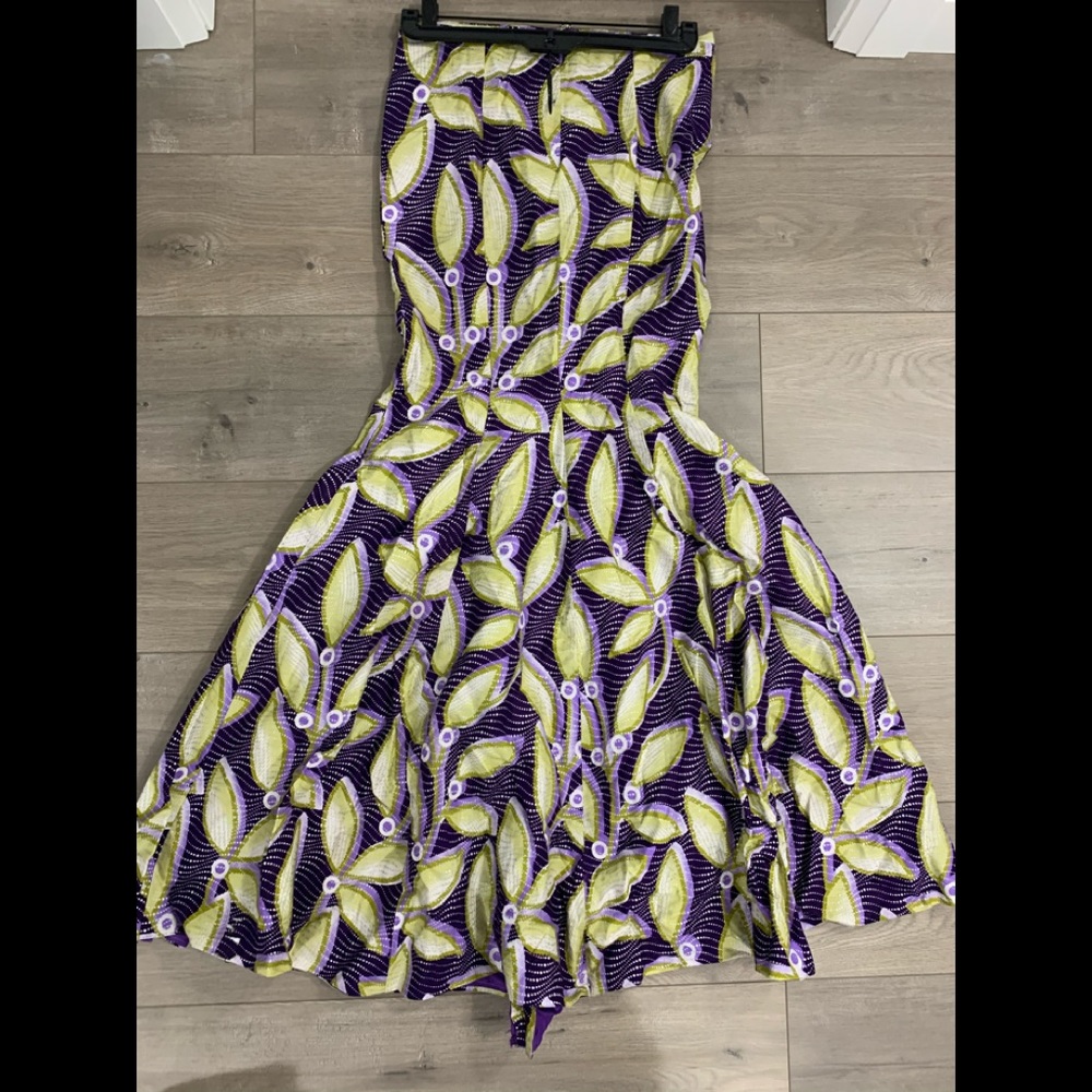 African Print Blouse and Long Skirts